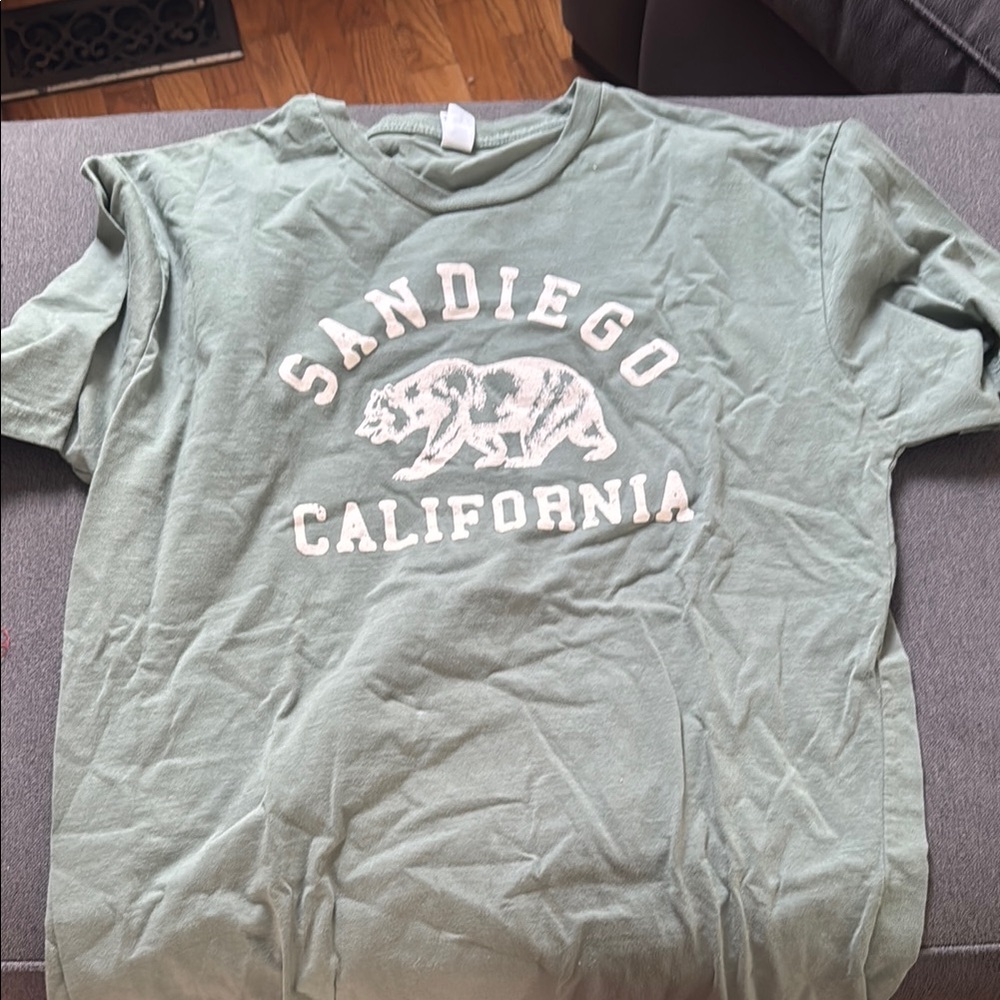 Green San Diego California Men's T-Shirt